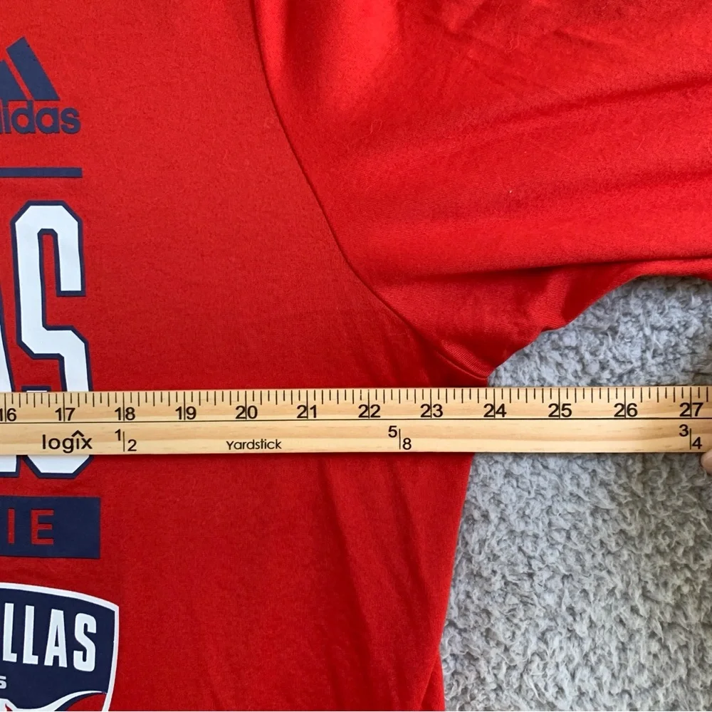 Adidas T-Shirt Men's‎ FC Dallas Long Sleeve Pullover Red Size XL